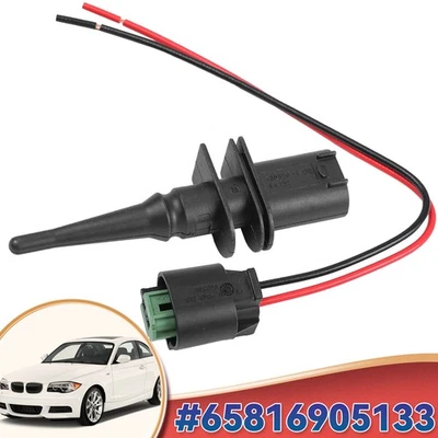 Ambient Outside Air Temperature Temp Sensor w/ Wire Pigtail for BMW 65812962955; - Imagem 1 de 4