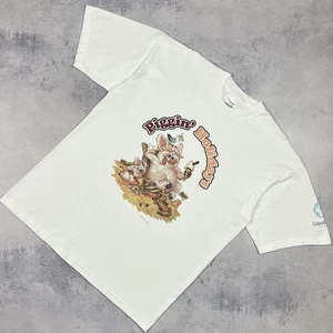 Vintage Piggin’ Holidays Collectible World Humor T Shirt Mens Size L 1998... - Picture 1 of 13