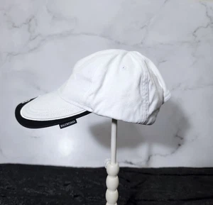 Balenciaga BB Logo Baseball Cap weiß Größe L - Bild 1 von 11