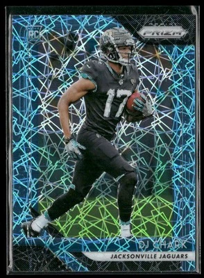 2018 Panini Prizm Blue Lazer DJ Chark Jr. #223 RC Rookie Jaguars - Image 1 of 2