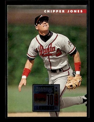 1996 Donruss #437 Chipper Jones Atlanta Braves - Image 1 of 2