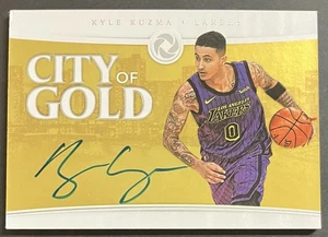2018-19 Panini Opulence City Of Gold  Auto 33/ 79 Kyle Kuzma Auto - Picture 1 of 2