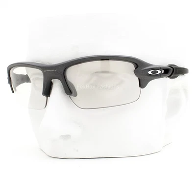 Gafas de sol Oakley Flak 2.0 S OO9511-0759 acero fotocromático transparente negro con estuche  Foto 1 de 4