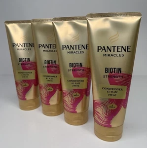 4 PANTENE Pro-V Miracle BIOTIN STRENGTH Conditioner 5.1 Fl Oz Each - Picture 1 of 5
