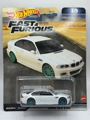 Hot Wheels Premium Fast & Furious BMW M3 E46 - 1:64 Diecast Car Real Riders Foto 1 de 4