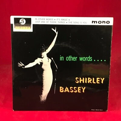 SHIRLEY BASSEY In Other Words 1963 UK 7" vinyl EP columbia record single 45 - Image 1 of 3