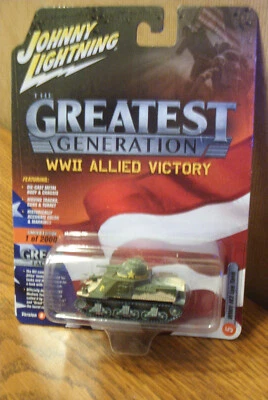 Johnny Lightning Greatst Generation Allied Victory WWII M3 Lee Tank #5 R1 VB - Image 1 of 2