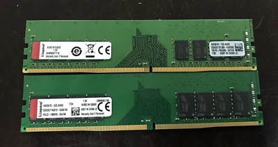KINGSTON 16GB (2x8GB) DDR4-2133 Desktop Memory RAM (KVR21N15S8/8) - Image 1 of 2