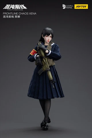 Pre-order Joytoy Source 1/12 6" LEVEL NINE FRONTLINE Chaos TACTICAL SQUAD XENA Cover