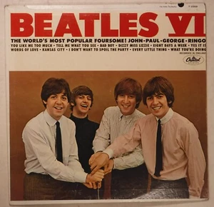 BEATLES VI / 12 INCH 33 RPM MONO LP ALBUM / CAPITOL T-2358 - Picture 1 of 4