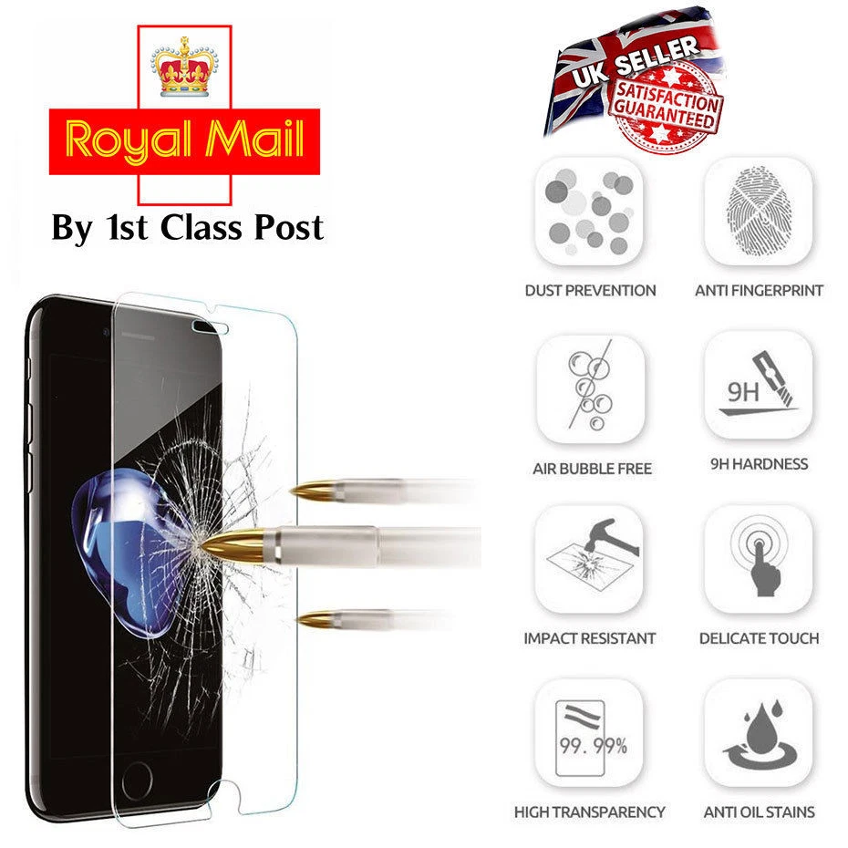 Premium Strong Tempered Glass Screen protector protection For Apple iPhone 6 - Image 1 of 1