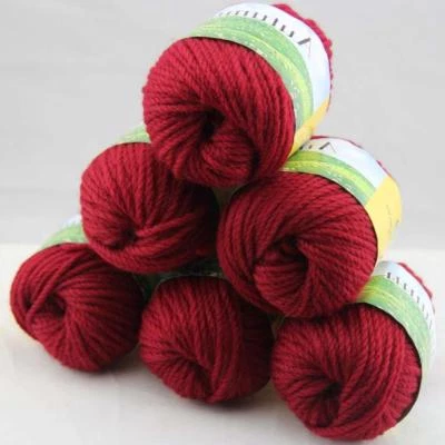 Sale DIY 6 Ballsx50g Quick Hand Knitting Wool Silk Yarn Warm Wrap Shawl Scarf 10 - Image 1 of 3