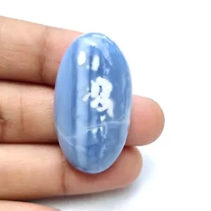 Owyhee Blue Opal Cabochon Oval Shape Handmade Loose Natural Gemstone 45Cts OP-02 - Picture 1 of 6