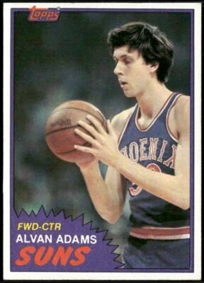 1981-82 Topps basketball #79 Alvan Adams - Image 1 of 2