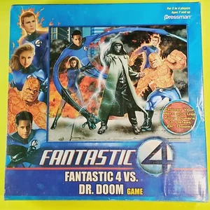 Marvel Fantastic 4 vs Dr. Doom Board Game Pressman #4528 Age 7+ | Factory Sealed - Picture 1 of 8