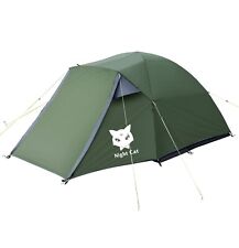 Night Cat 3 Person Tent Waterproof for 2 3 Man Camping with Porch Double Layer
