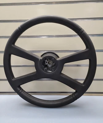 🔥88-94 Chevrolet Chevy Truck C1500 K1500 Steering Wheel Hard Rubber Black OEM - Image 1 of 4