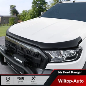 Motorhaube Windabweiser Insekten Deflektor für Ford Ranger 2015+ Wildtrak Raptor - Afbeelding 1 van 9