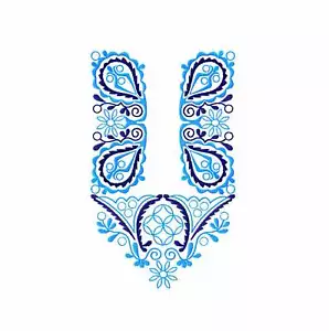 Folk Machine Embroidery design Ethnic digitizing pattern. - Picture 1 of 8