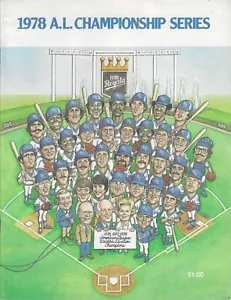 Yankees v Royals - 1978 ALCS - Official Game Program - AUTHENTIC - Picture 1 of 2