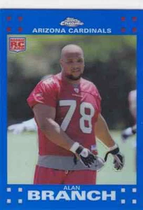 2007 Topps Chrome Blue Refractor #TC225 Alan Branch! *PWE* - Bild 1 von 2
