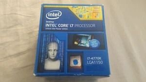 Intel Core i7-4770K SR147 Quad Core Unlocked LGA1150 Processor 3.5Ghz 8MB Cache - Picture 1 of 6