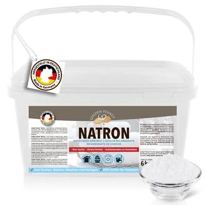 GOLDEN PEANUT Bicarbonato di sodio 6 kg bicarbonato di sodio bicarbonato di sodio aiuto domestico