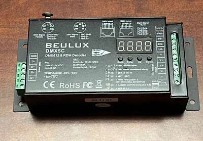 Beulux DMX5C - DMX512 & RDM Decoder - Image 1 of 2