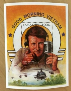 TANSANIA 1996 - Robin Williams - Souvenir Stamp Sheet - Scott #1503 - MNH - Bild 1 von 1