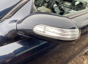 03-08 Mercedes R230 SL500 Front Left Driver Side Mirror Door Rear View Blue OEM - Picture 1 of 4