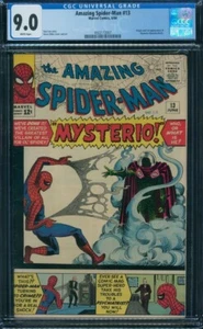 Amazing Spider-Man 13 CGC 9.0 1st Mysterio White Pages! - Picture 1 of 2