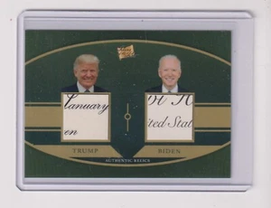 2024 PIECES OF THE PAST DUAL RELIC DONALD TRUMP - JOE BIDEN - Picture 1 of 1