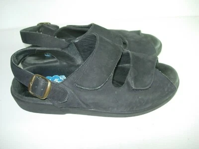 WOMENS BLACK SUEDE WOLKY ORTHOPEDIC CASUAL WALKING SANDALS SHOES SIZE 6.5 M - Image 1 of 4