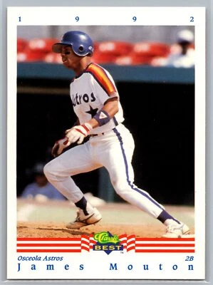 James Mouton 1992 Classic Best Set Break BASEBALL #207 Osceola Astros - Image 1 of 2