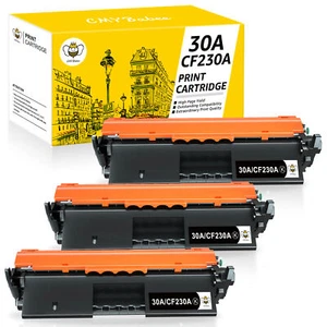 3x NUOVA cartuccia toner CF230A 30A per HP LaserJet M203d Pro MFP M227d M227 - Foto 1 di 6