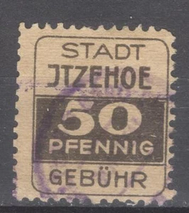 Germany local revenue Itzehoe fiscal Stempelmarke - Picture 1 of 1