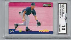 1995 COLLECTOR'S CHOICE DEREK JETER ROOKIE BB CARD NEW YORK YANKEES HOF - Picture 1 of 1