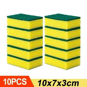 Pack de 10 esponjas de doble cara altamente absorbentes olla de limpieza mágica esponja de óxido - Imagen 1 de 6