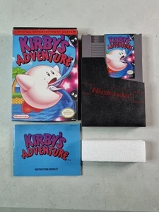 1993 NINTENDO NES KIRBY'S ADVENTURE CIB MIT CART HANDBUCH BOX SCHÖNE FORM GETESTET - Bild 1 von 14