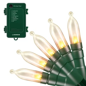 Christmas Lights with Timer Battery Operated String Lights 100 LED 8 Modes St... - Picture 1 of 7