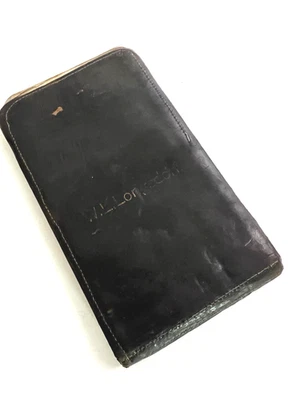 Antique 1909 Era Leather Wallet Paper Secretary Proctor & Gamble Advertising - Image 1 of 4