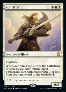 [4x] Sun Titan Near Mint, English New Capenna Commander MTG Magic - Picture 1 of 1