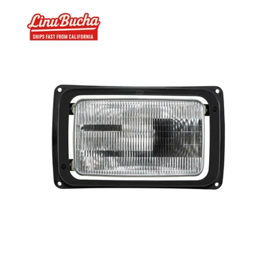 Fit For Mack CH 1990-2006 Headlamp Assembly Chrome 12V Left or Right 2M0516CM - Image 1 of 4