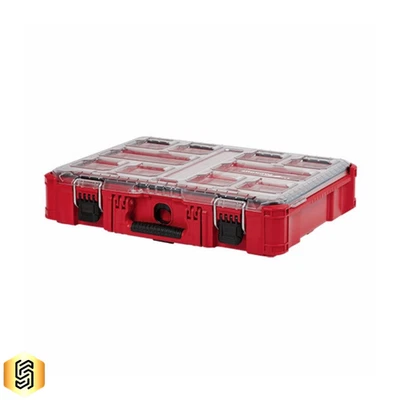 Milwaukee 48-22-8430 10-Bin Impact Resistant Polymer Packout Organizer - Image 1 of 2