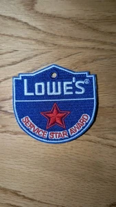 Lowe's Red Service Star Award Home Improvement Employee Gift Stick On Removable - Picture 1 of 4