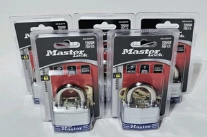 Lot of 5 - Keyed Alike - Master Lock #5 Padlocks ~ 5KADPF NEW - Picture 1 of 4