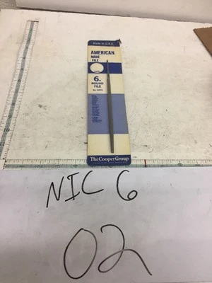 6 Inch Round Bastard Cut Vintage Nicholson 21846 Cooper Group Single Cut $20 - Image 1 of 4