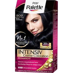 Poli Paleta Intensivo Crema Coloración 909 Azul Negro 115Ml Nivel - Imagen 1 de 1