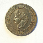 #10788 - 5 centimes 1872 A Paris SUP Cérès Belle qualité