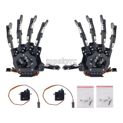Mechanical Claw Clamper Gripper Arm Right & Left Hand with Servos for Robot DIY - Image 1 of 4